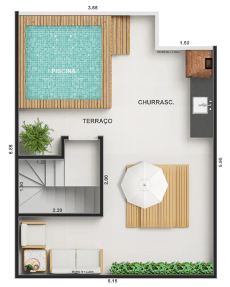 Apartamento, 2 quartos, 43 m² - Foto 53