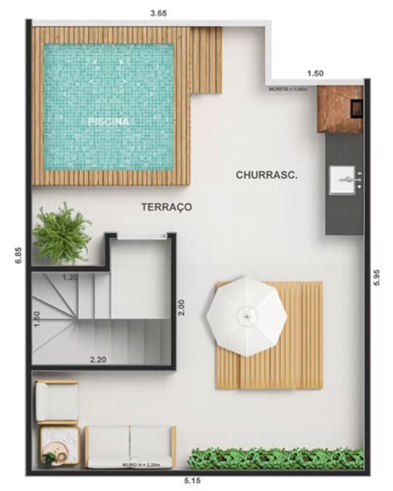 Apartamento, 2 quartos, 43 m² - Foto 22