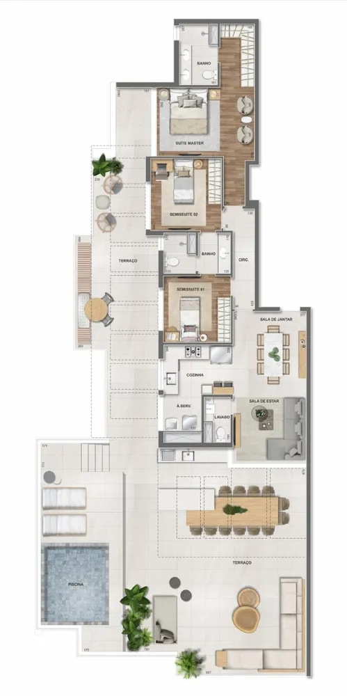 Apartamento, 2 quartos, 73 m² - Foto 84