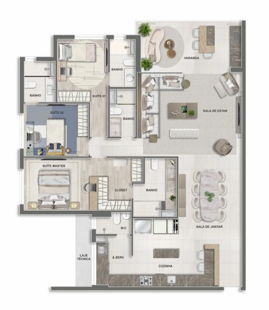 Apartamento, 2 quartos, 73 m² - Foto 81