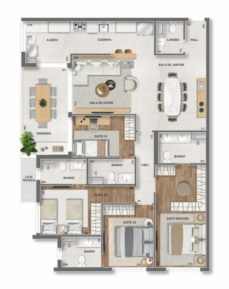 Apartamento, 2 quartos, 73 m² - Foto 79