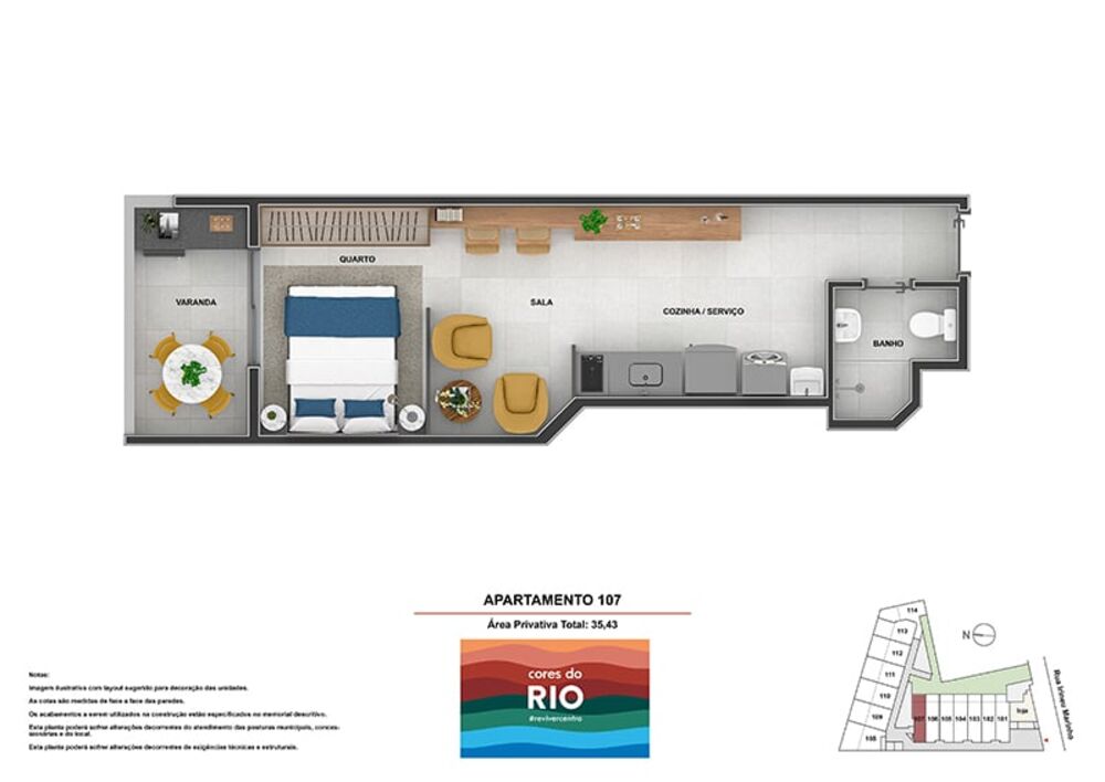 Apartamento, 1 quarto, 36 m² - Foto 31