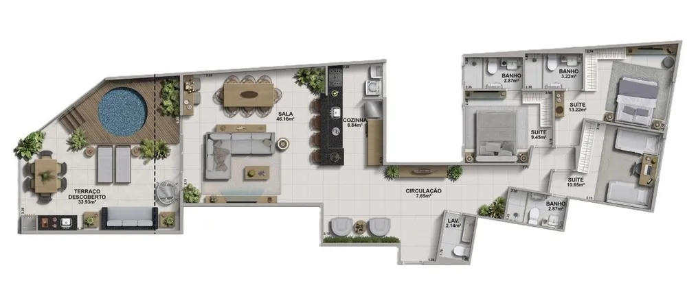 Apartamento, 3 quartos, 101 m² - Foto 14