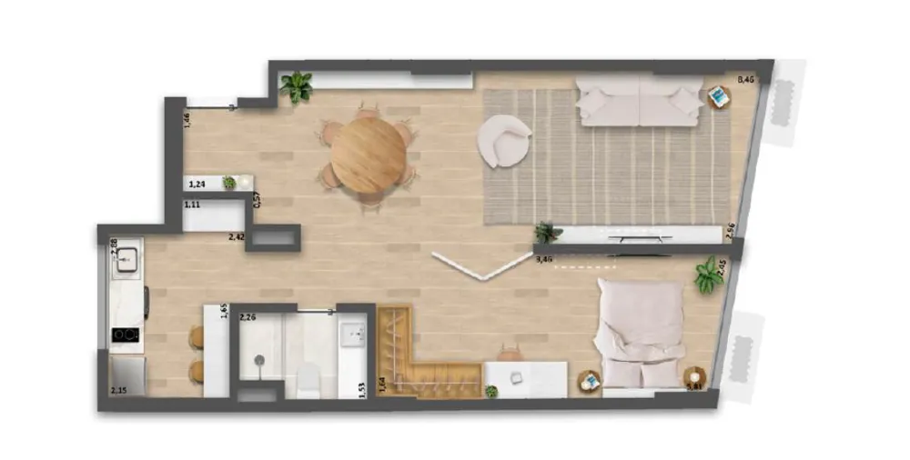 Cobertura, 1 quarto, 62 m² - Foto 53
