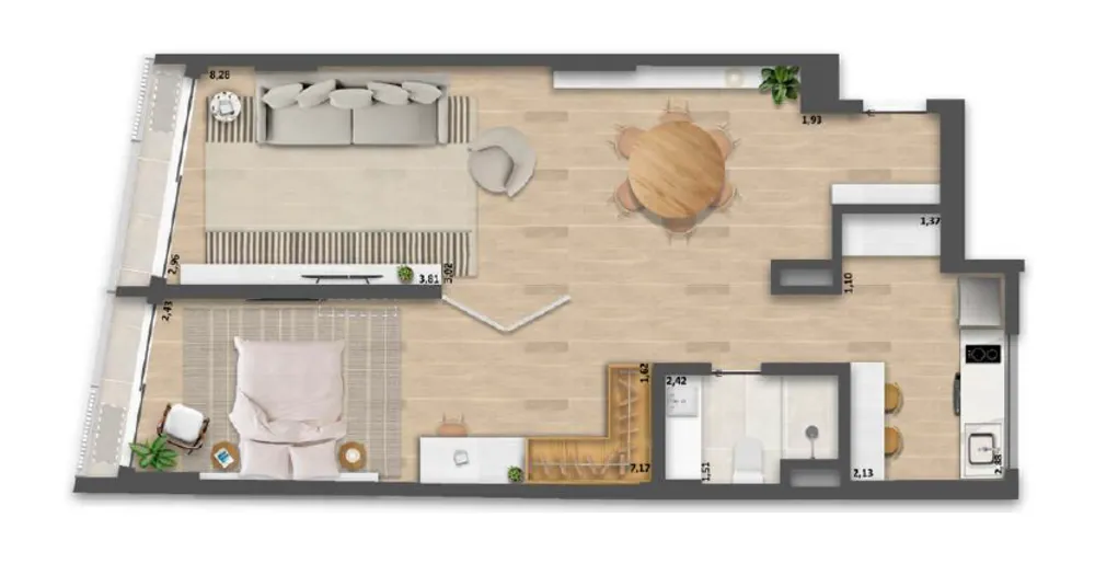 Cobertura, 1 quarto, 62 m² - Foto 58
