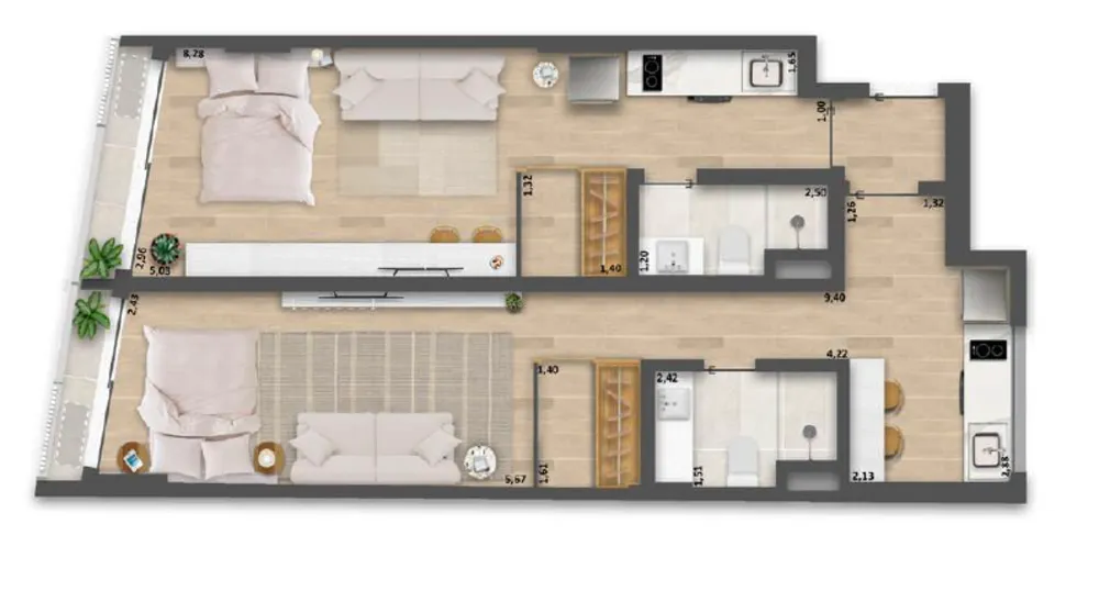 Cobertura, 1 quarto, 62 m² - Foto 57