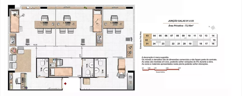 Sala-Conjunto, 22 m² - Foto 2