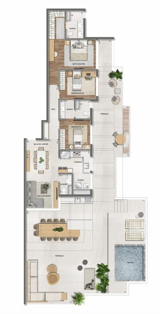 Apartamento, 2 quartos, 73 m² - Foto 168