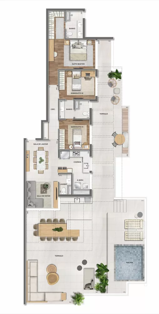 Apartamento, 2 quartos, 73 m² - Foto 61