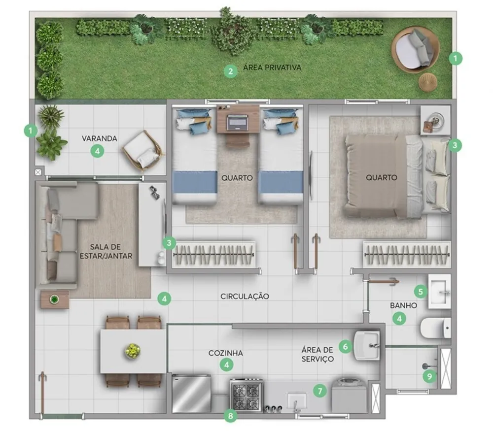 Apartamento, 1 quarto, 41 m² - Foto 32