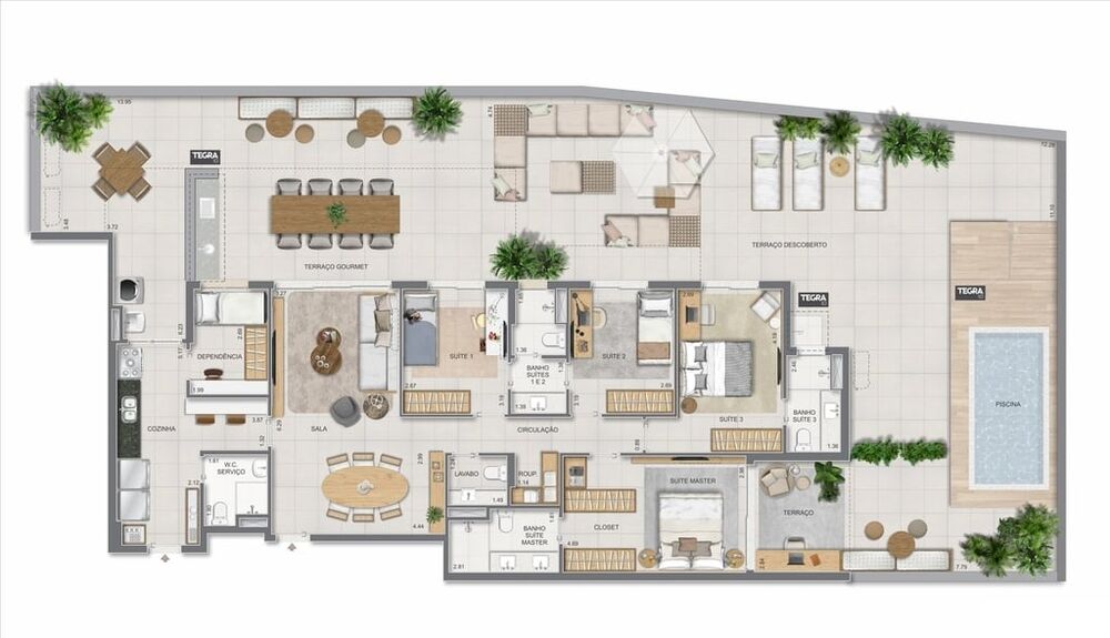 Apartamento, 4 quartos, 304 m² - Foto 56