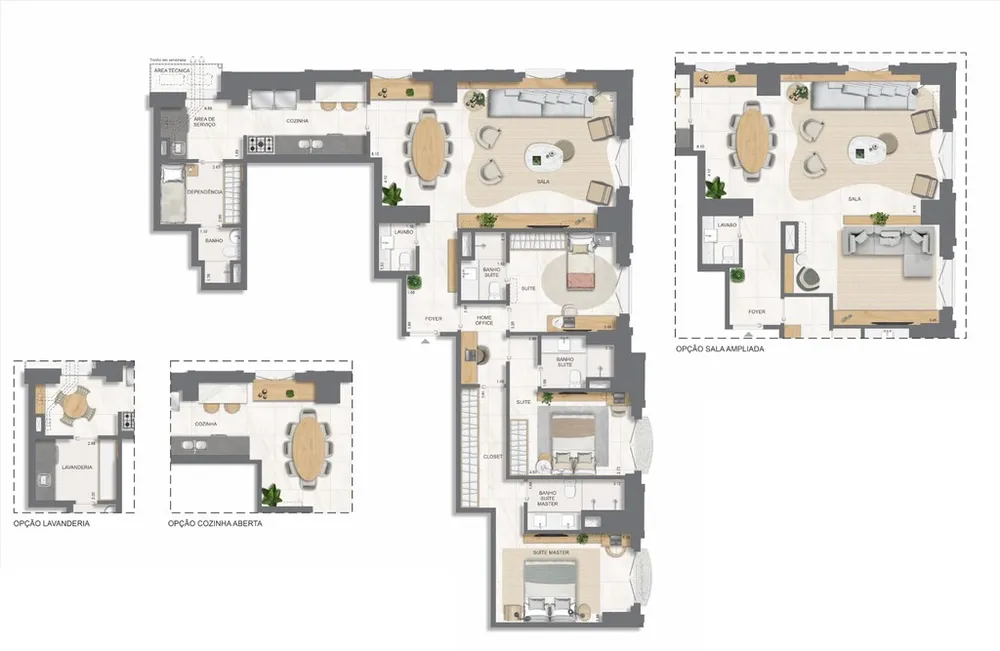 Apartamento, 3 quartos, 131 m² - Foto 134