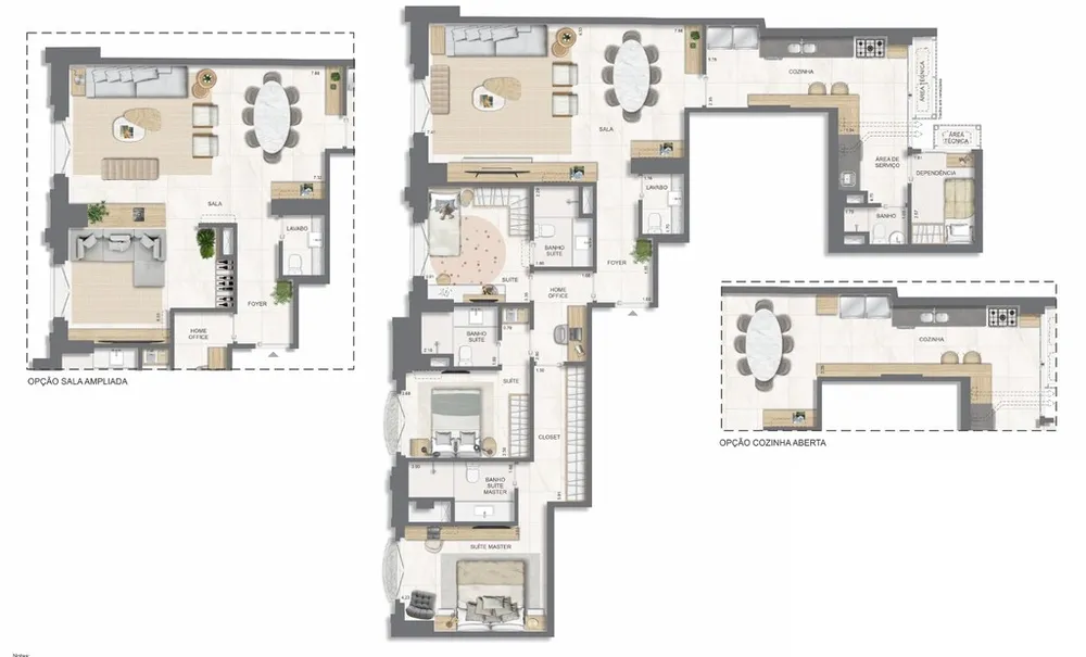 Apartamento, 3 quartos, 131 m² - Foto 132