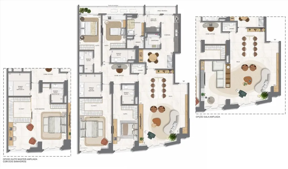 Apartamento, 3 quartos, 131 m² - Foto 163