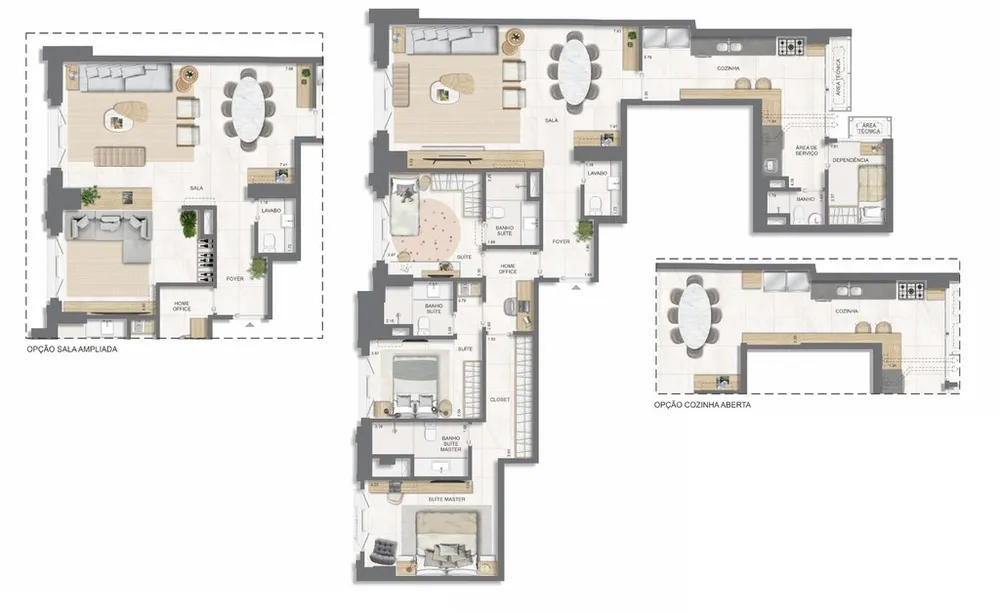 Apartamento, 3 quartos, 131 m² - Foto 131