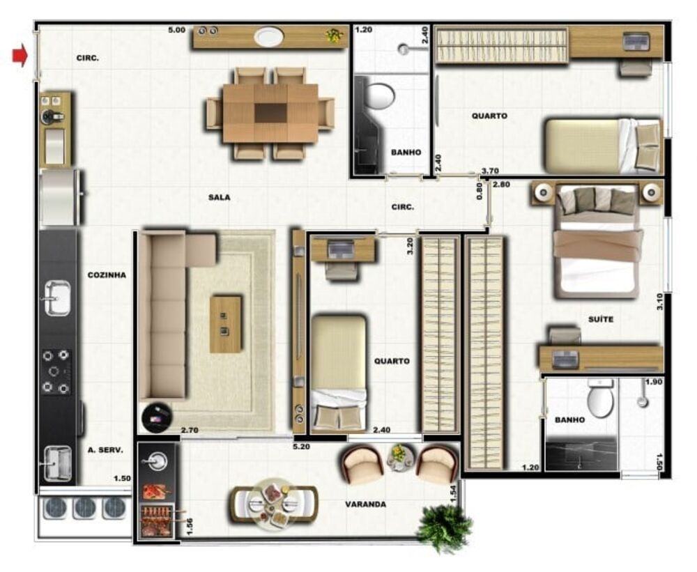 Apartamento à venda com 3 quartos, 82m² - Foto 26