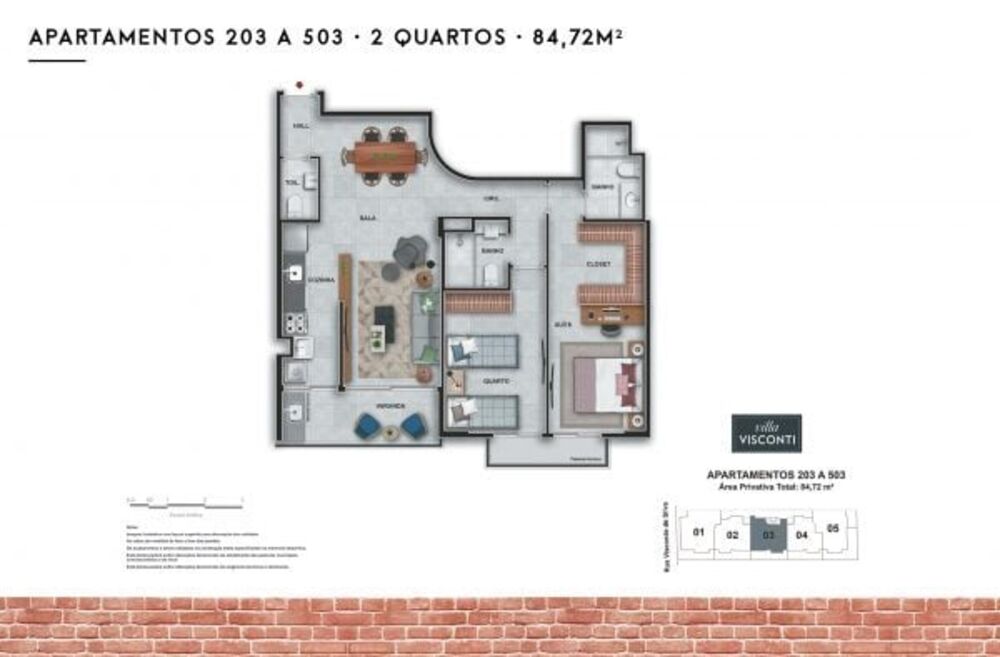 Apartamento, 2 quartos, 84 m² - Foto 23