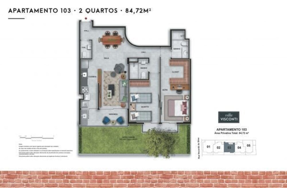 Apartamento, 2 quartos, 84 m² - Foto 14