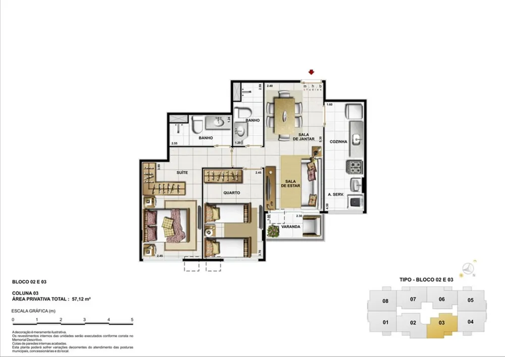 Apartamento, 2 quartos, 90 m² - Foto 49