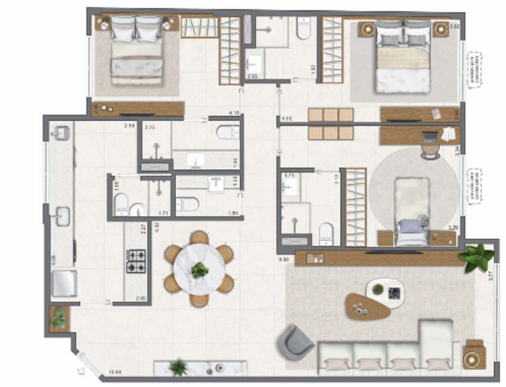 Apartamento, 3 quartos, 83 m² - Foto 21