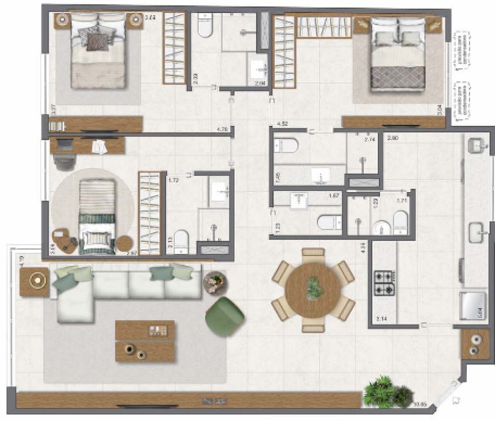 Apartamento, 3 quartos, 83 m² - Foto 25