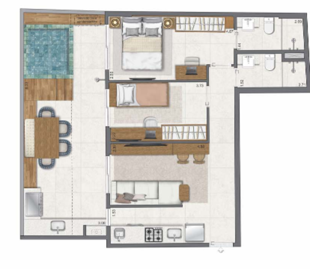 Apartamento, 3 quartos, 83 m² - Foto 17