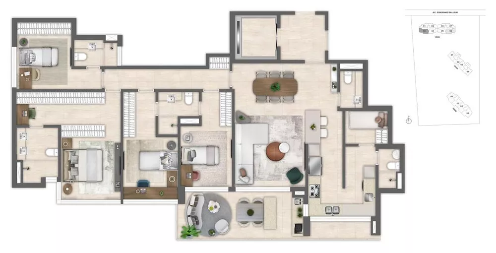 Cobertura, 4 quartos, 376 m² - Foto 6