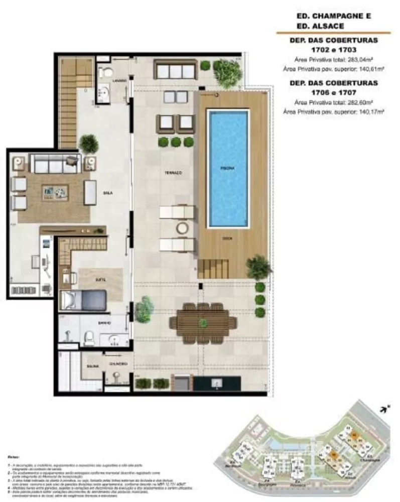 Cobertura, 3 quartos, 280 m² - Foto 24