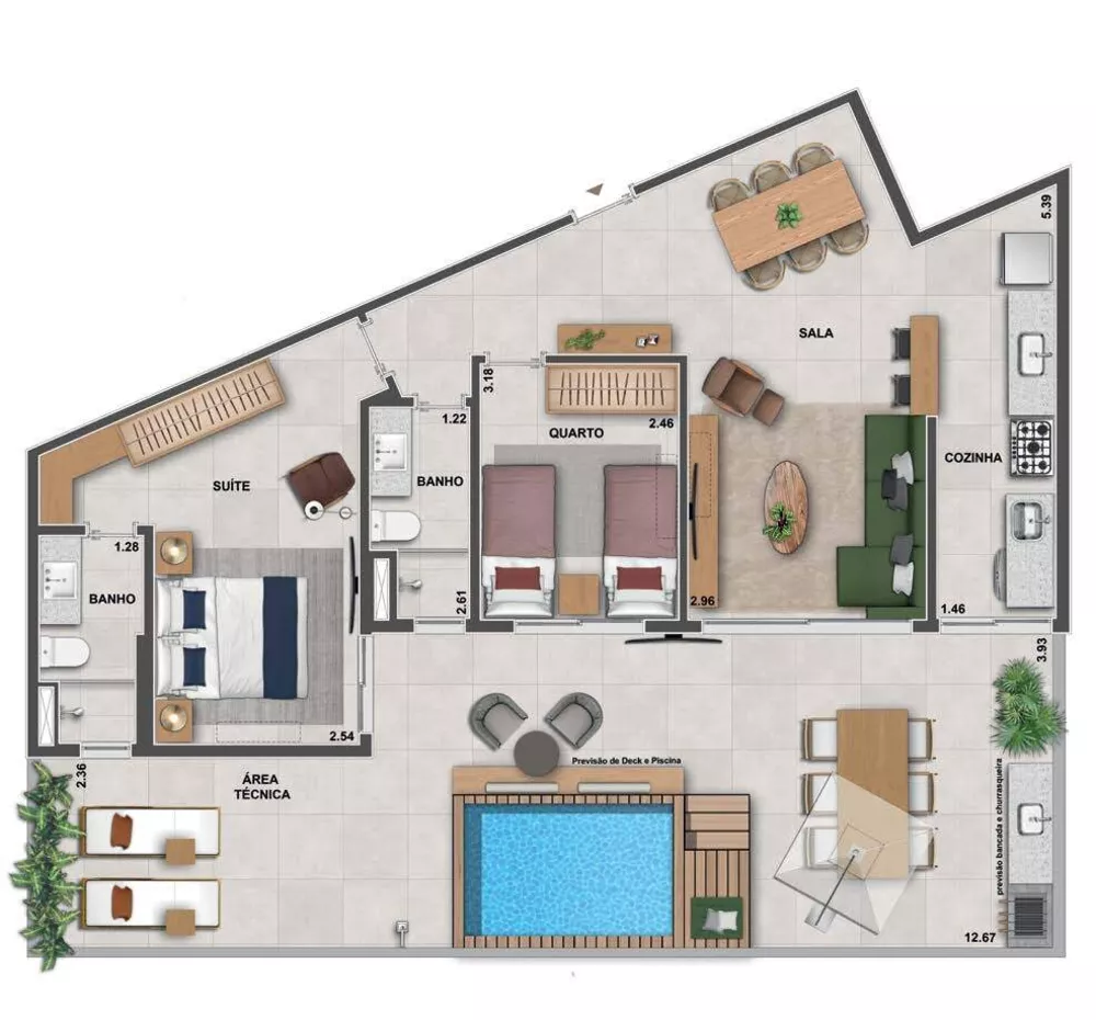 Cobertura, 3 quartos, 172 m² - Foto 23