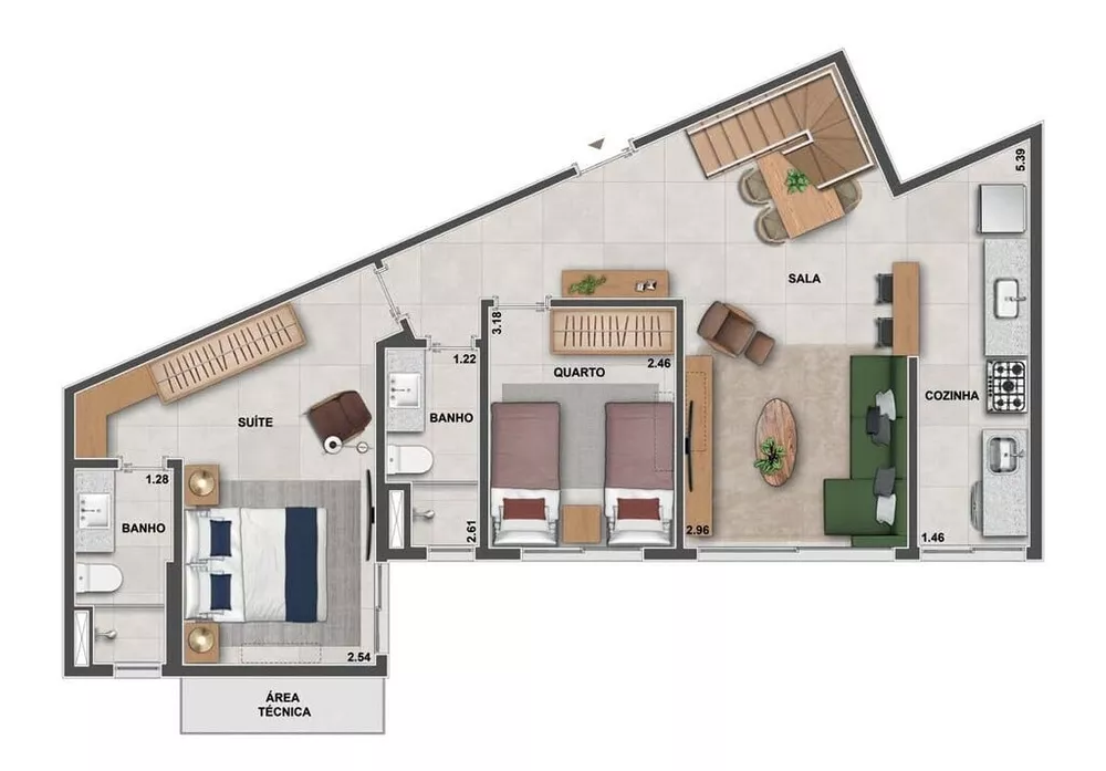 Cobertura, 3 quartos, 172 m² - Foto 27