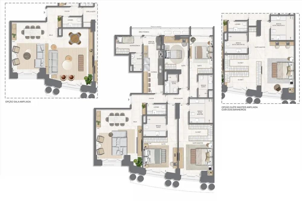 Apartamento, 4 quartos, 171 m² - Foto 156