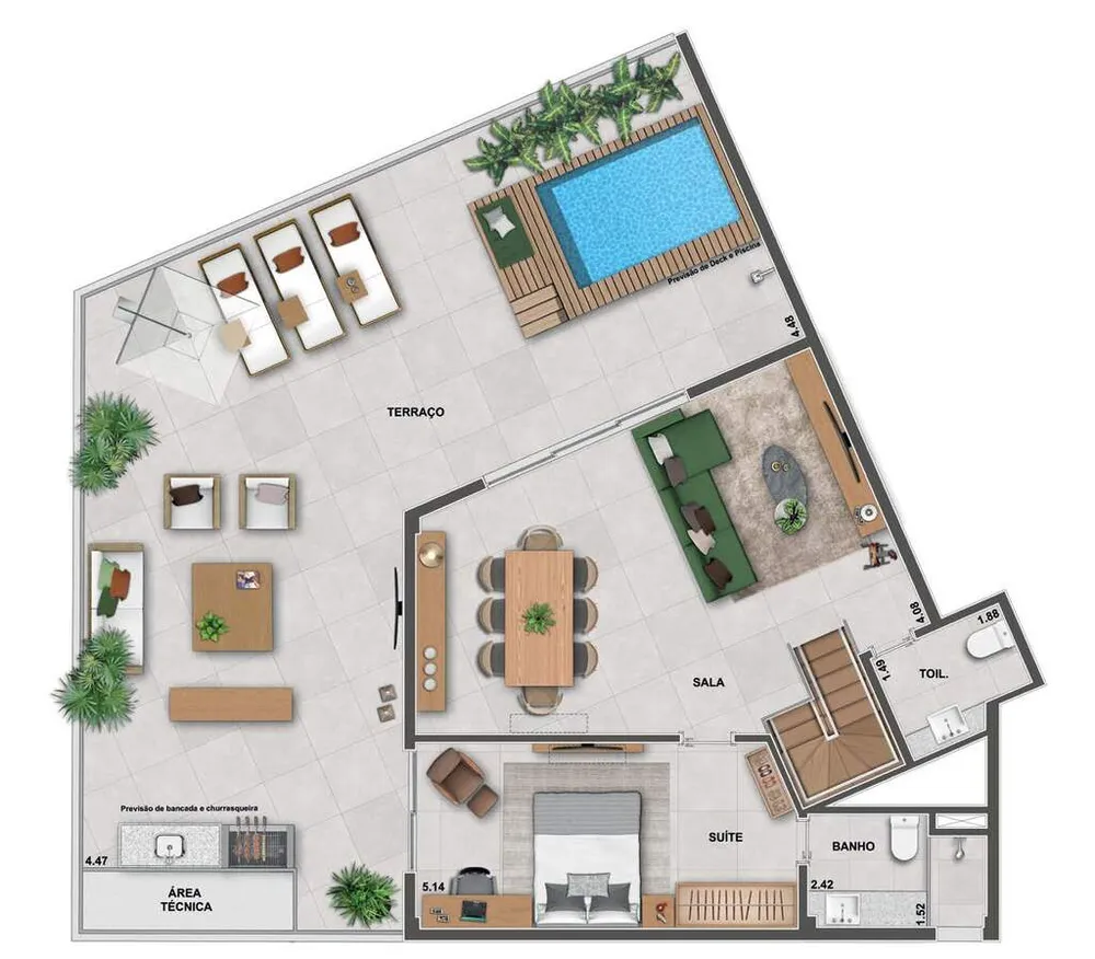 Cobertura, 3 quartos, 200 m² - Foto 43