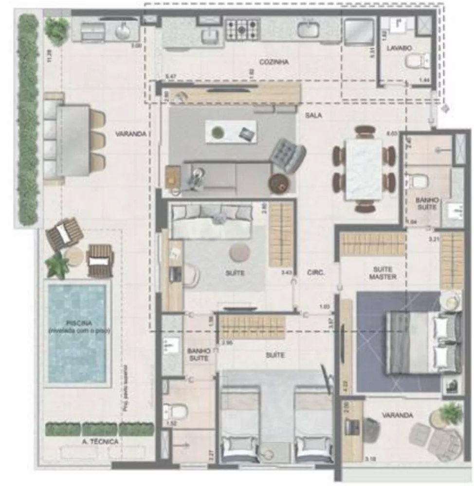 Apartamento, 2 quartos, 91 m² - Foto 5