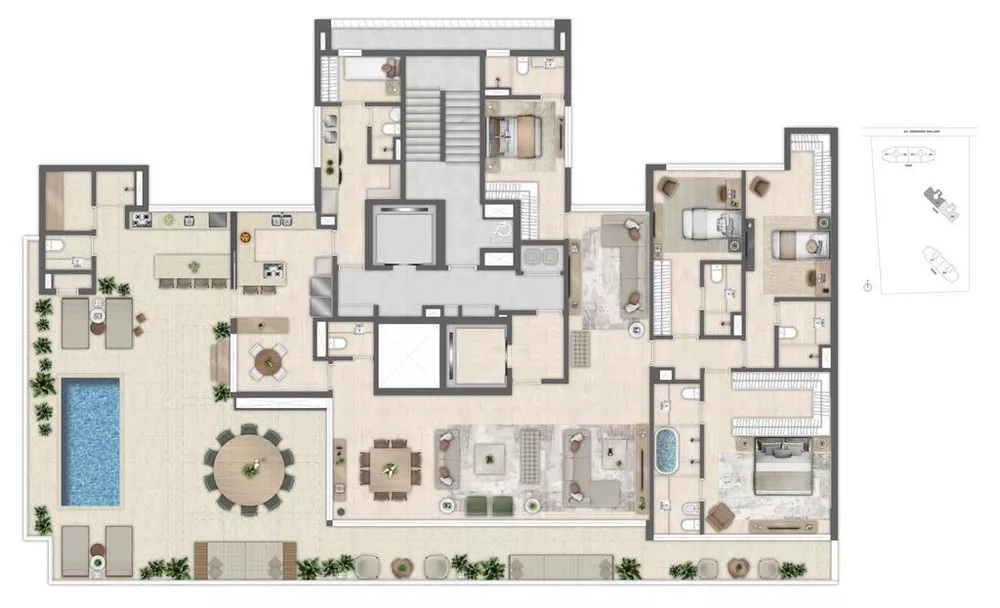 Apartamento, 4 quartos, 199 m² - Foto 11