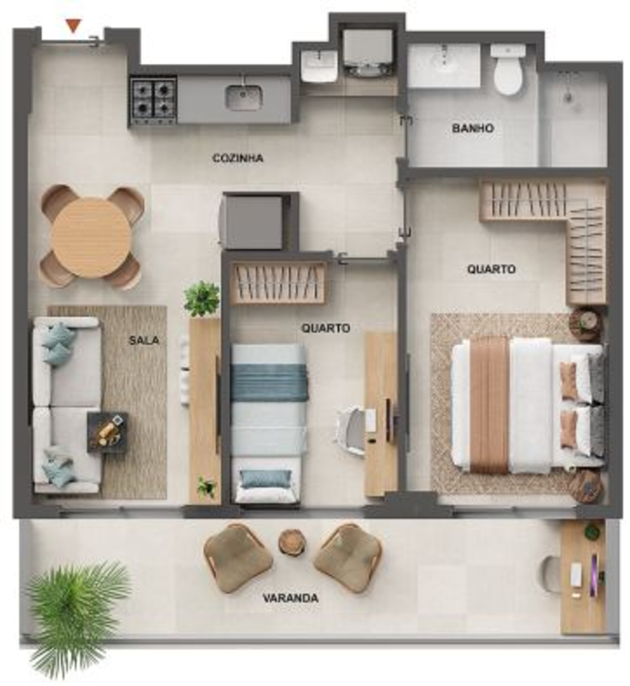 Apartamento à venda com 1 quarto, 51m² - Foto 29