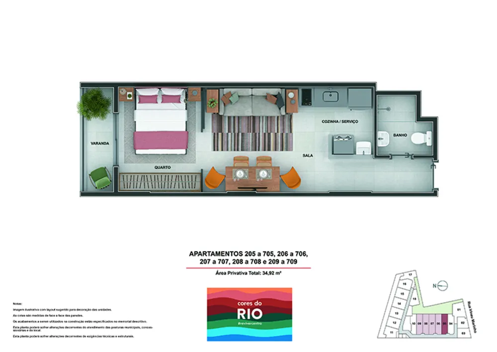 Apartamento, 1 quarto, 47 m² - Foto 56