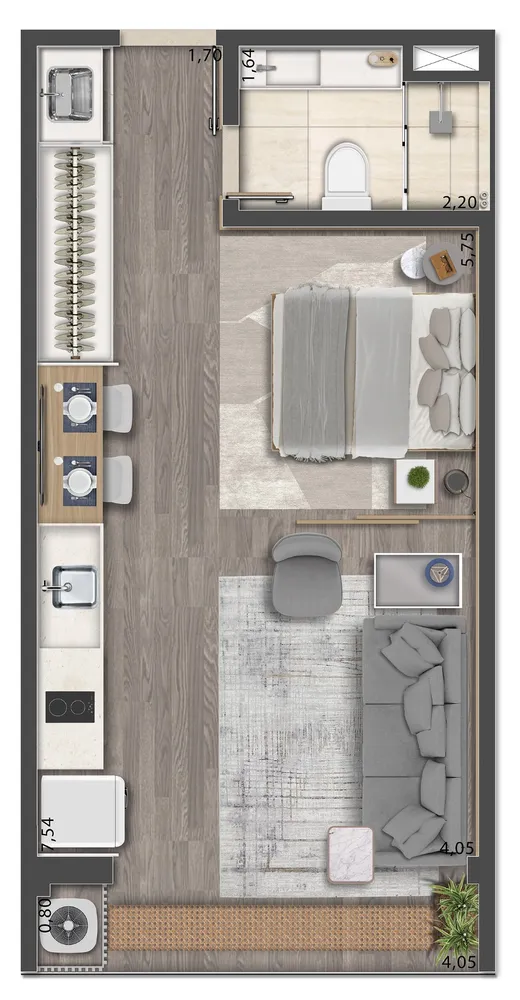 Apartamento, 2 quartos, 79 m² - Foto 49