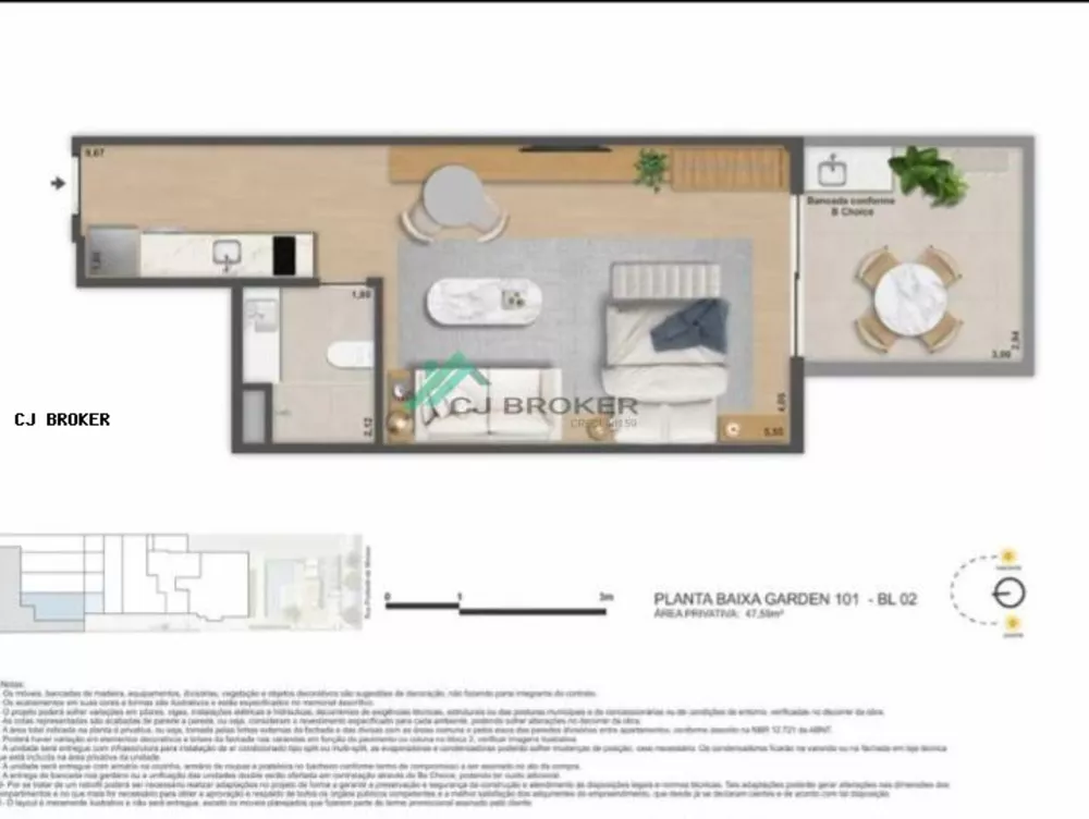 Apartamento, 1 quarto - Foto 12