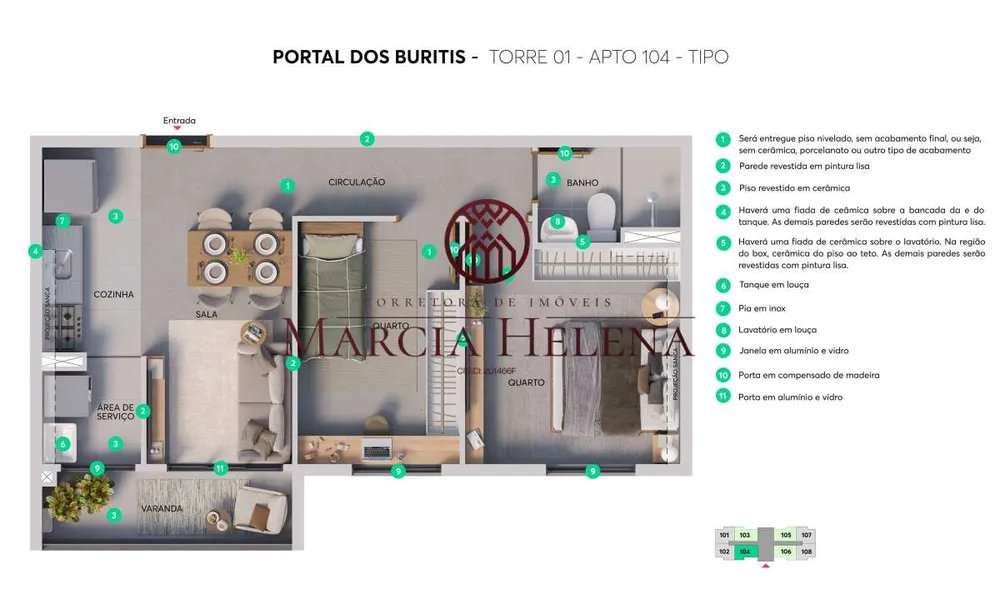 Apartamento, 2 quartos, 41 m² - Foto 6