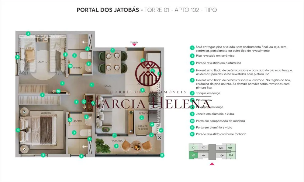 Apartamento, 2 quartos, 45 m² - Foto 7
