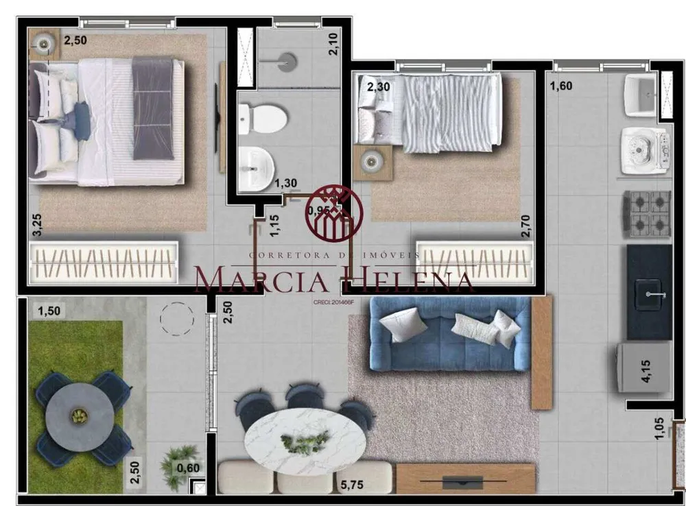 Apartamento, 2 quartos, 43 m² - Foto 11