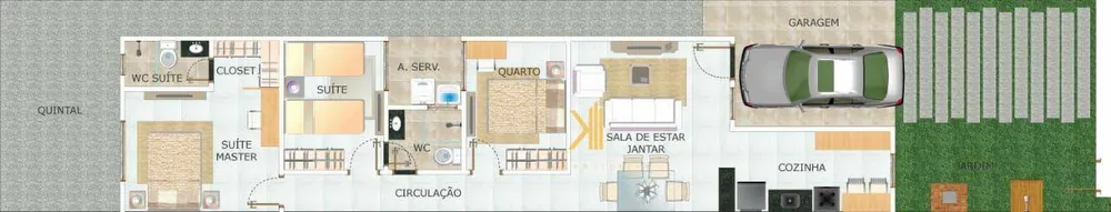 Casa, 3 quartos, 92 m² - Foto 4