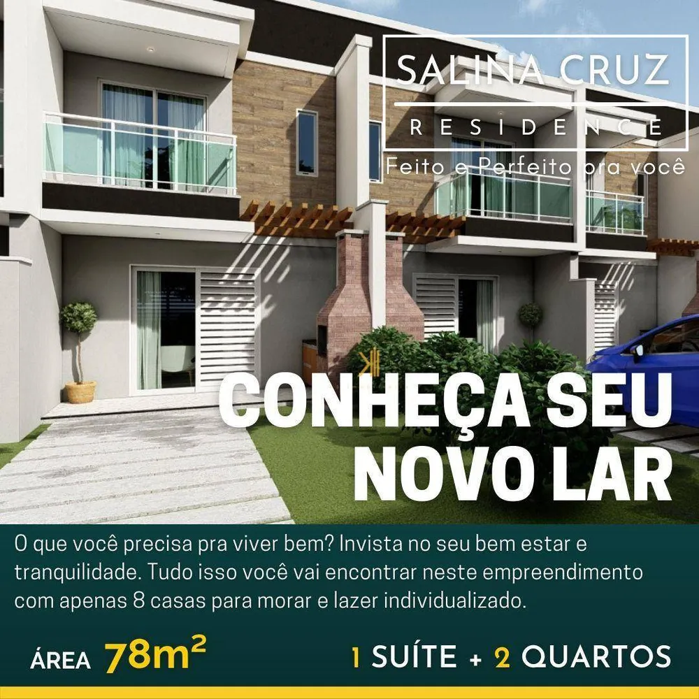 Casa, 3 quartos, 78 m² - Foto 1