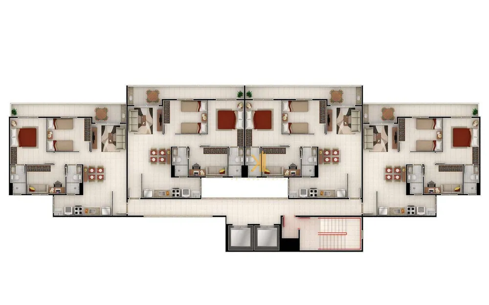 Apartamento, 3 quartos, 72 m² - Foto 4
