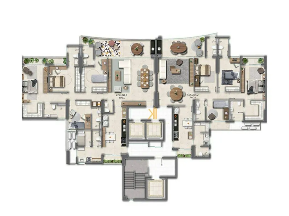Apartamento, 4 quartos, 155 m² - Foto 2