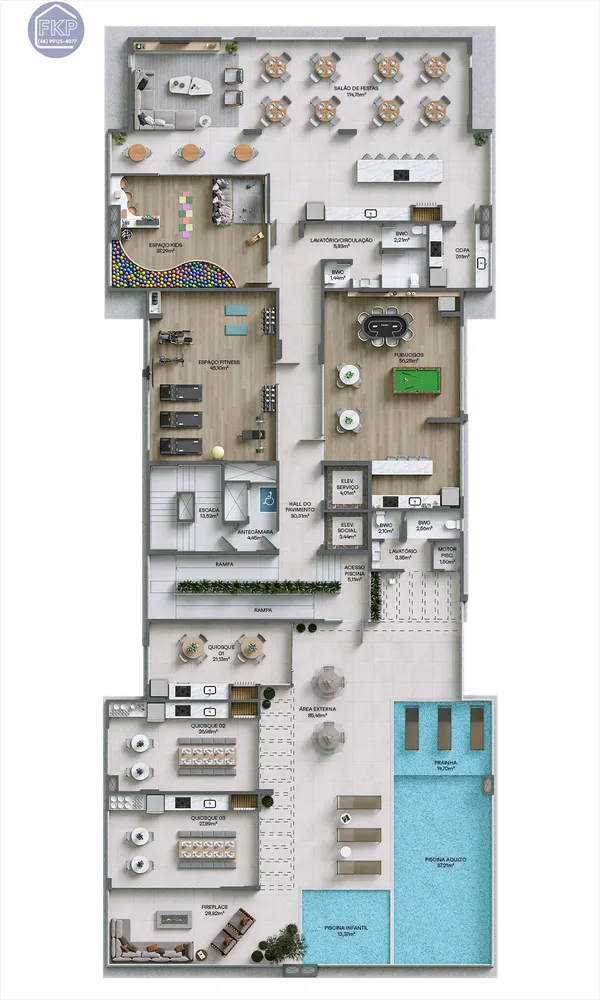 Apartamento, 2 quartos, 71 m² - Foto 3