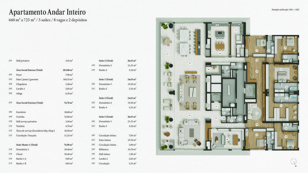 Apartamento, 3 quartos, 329 m² - Foto 16