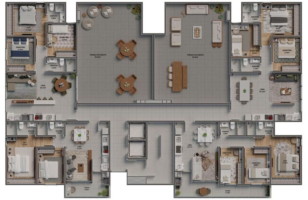 Apartamento à venda com 2 quartos, 64m² - Foto 4