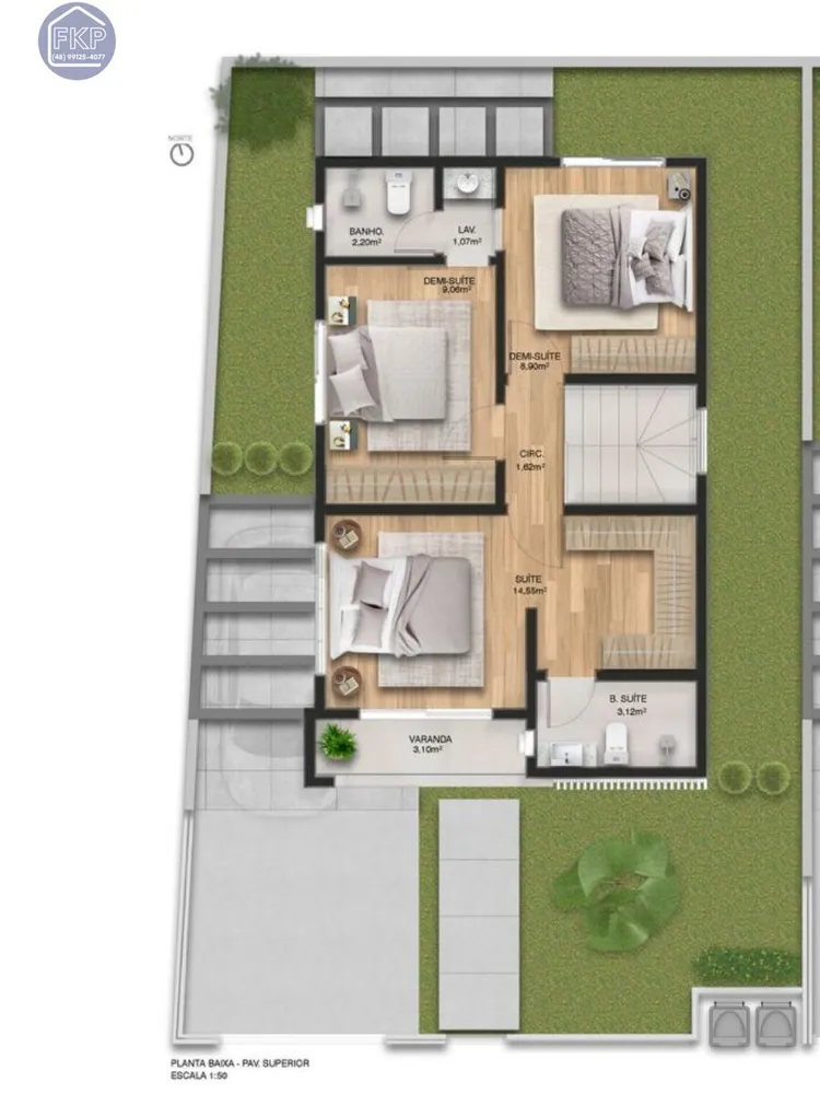 Casa, 3 quartos, 109 m² - Foto 6