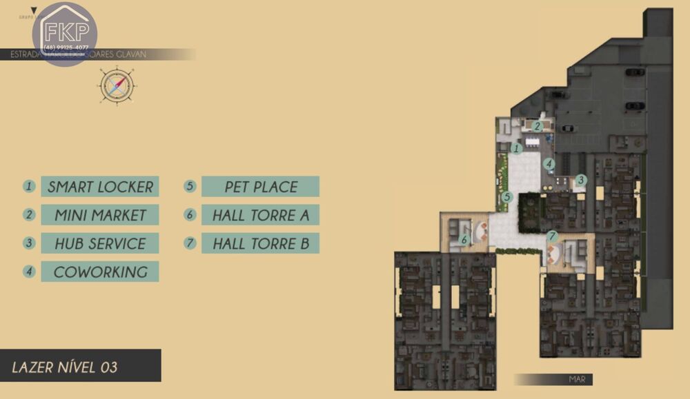 Apartamento à venda com 2 quartos, 77m² - Foto 3